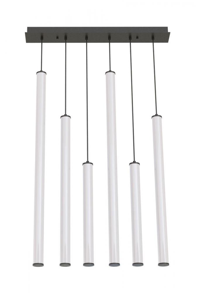 Caden 6 Light LED Linear Pendant