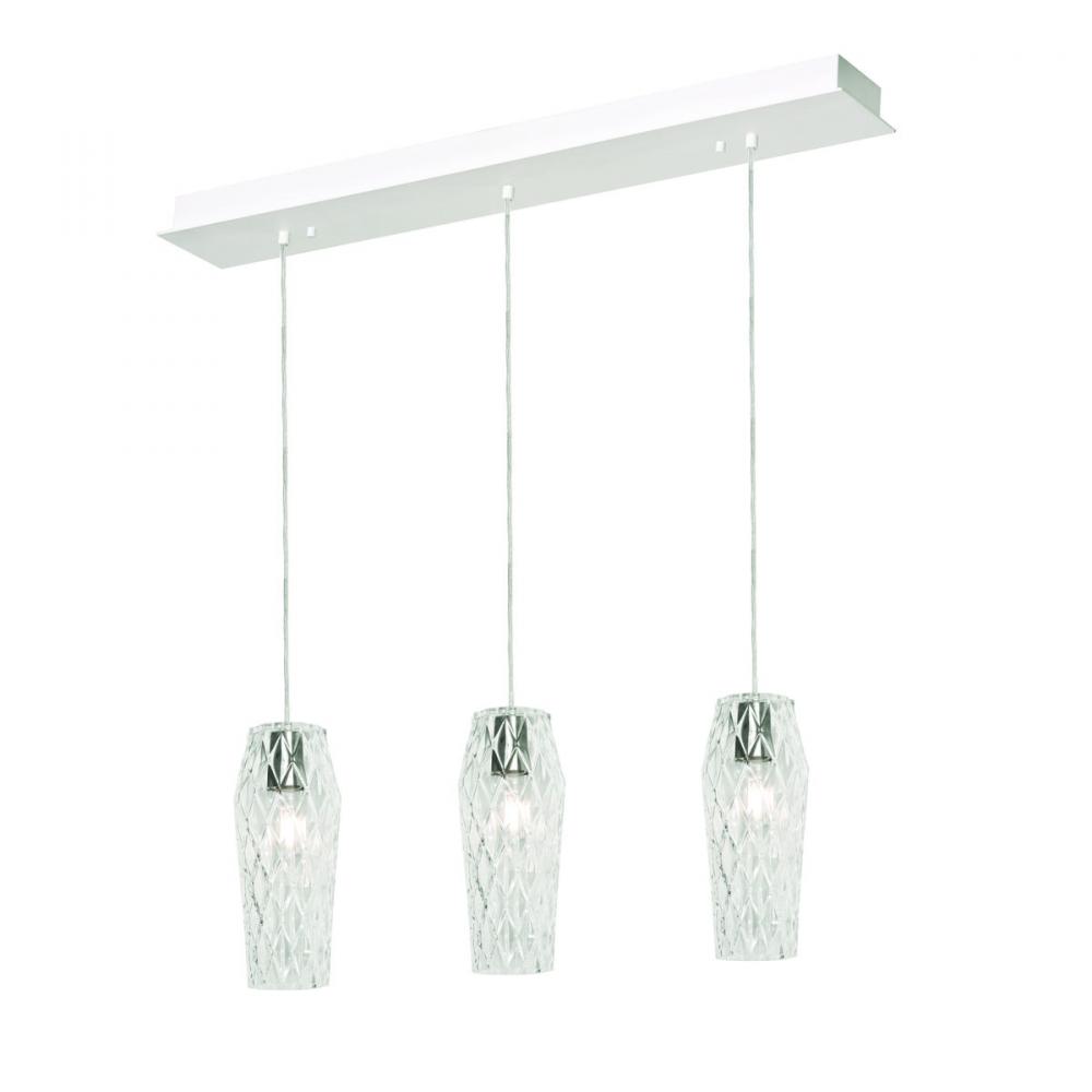 Candice 3 Light Linear Pendant