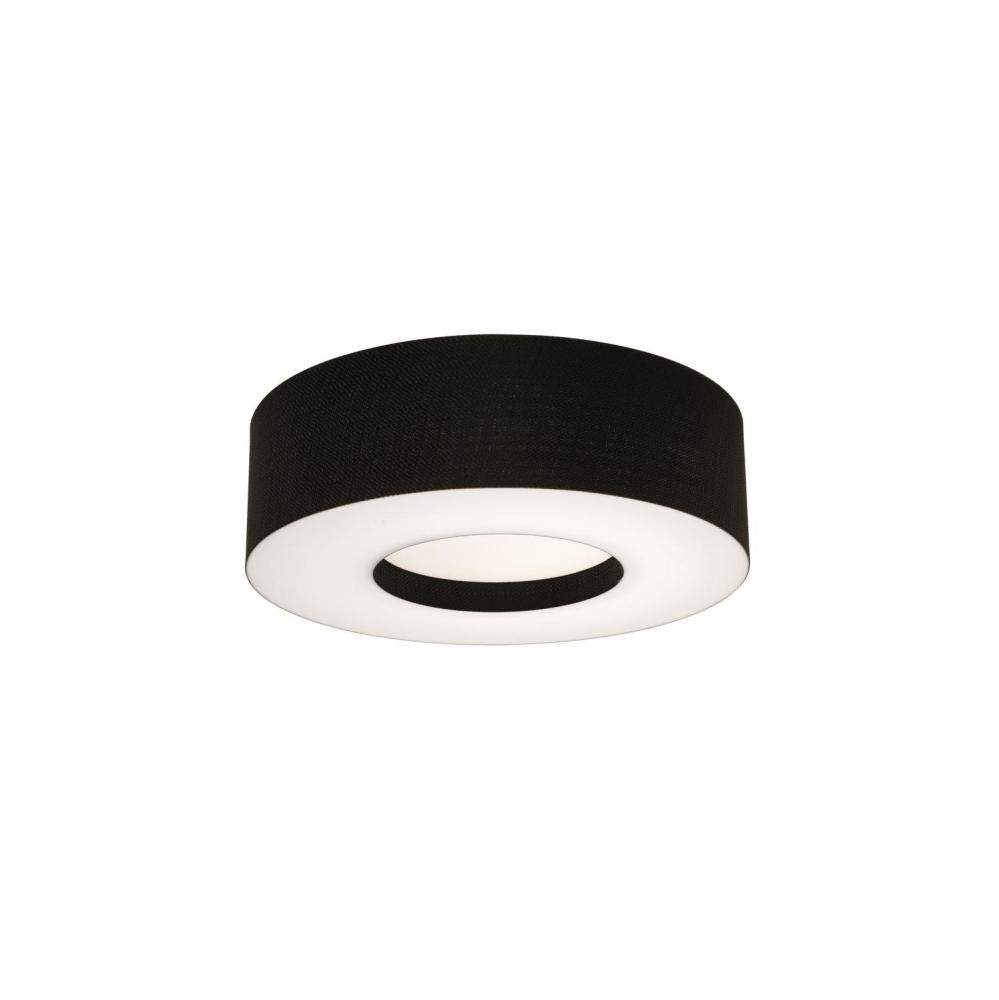 Montclair 15'' Med Base Flush Mount - BK w/ BK