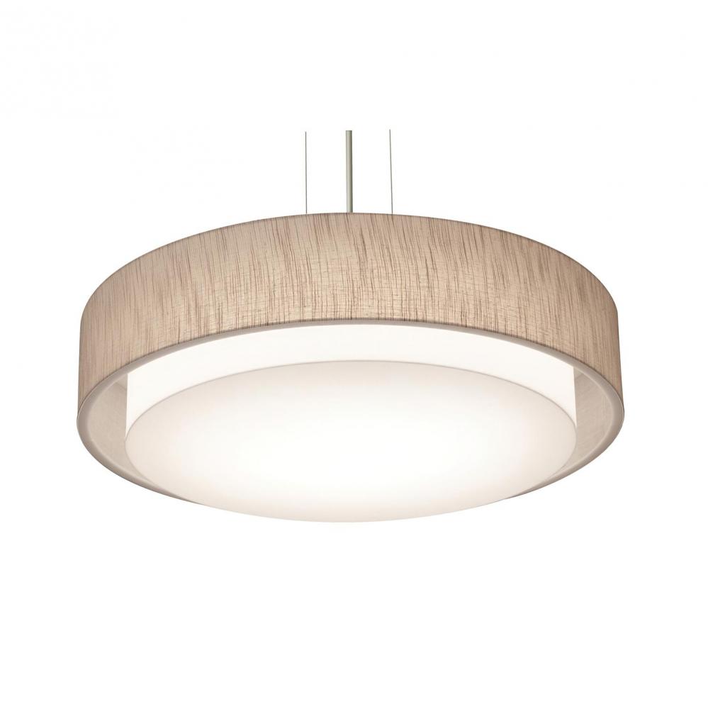 Sanibel 23'' Med Base Pendant - BK and JT