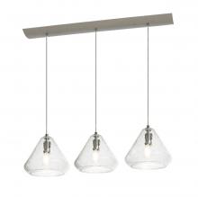 AFX Lighting, Inc. AGP10MBSNCCLNR3 - Armitage 3 Light Round Pendant