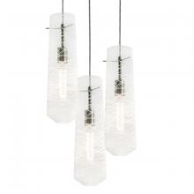 AFX Lighting, Inc. SPP05MBSNCLRND3 - Spun 3 Light Round Pendant