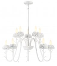 Minka-Lavery 5907-655 - 10 LIGHT TOW TIER CHANDELIER