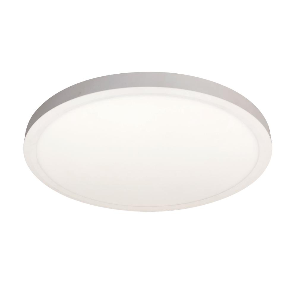 16" ELO Surface Mounted LED, 2200lm / 20W, 2700K, 90+ CRI, 120V Triac/ELV or 277V Non-Dimming,