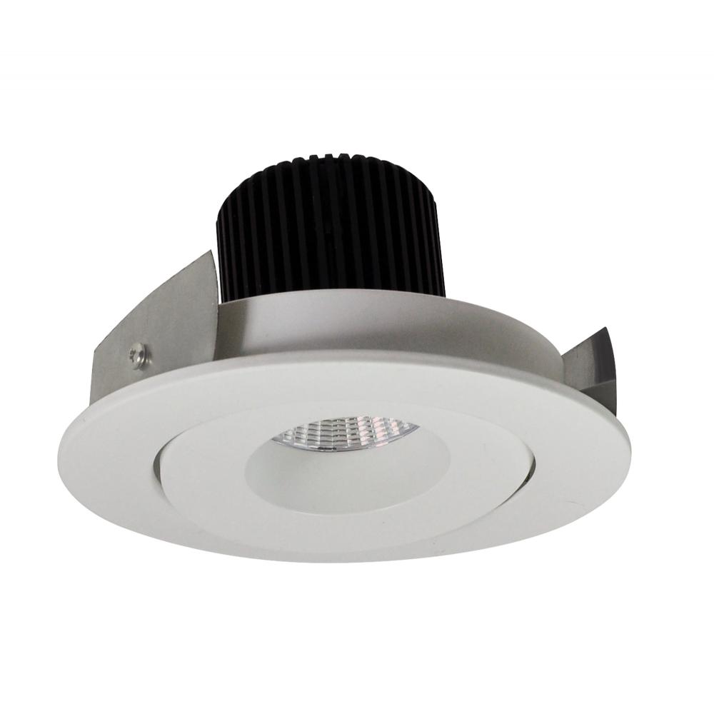 4" Iolite LED Round Adjustable Gimbal, 1000lm / 14W, 3000K, White Finish