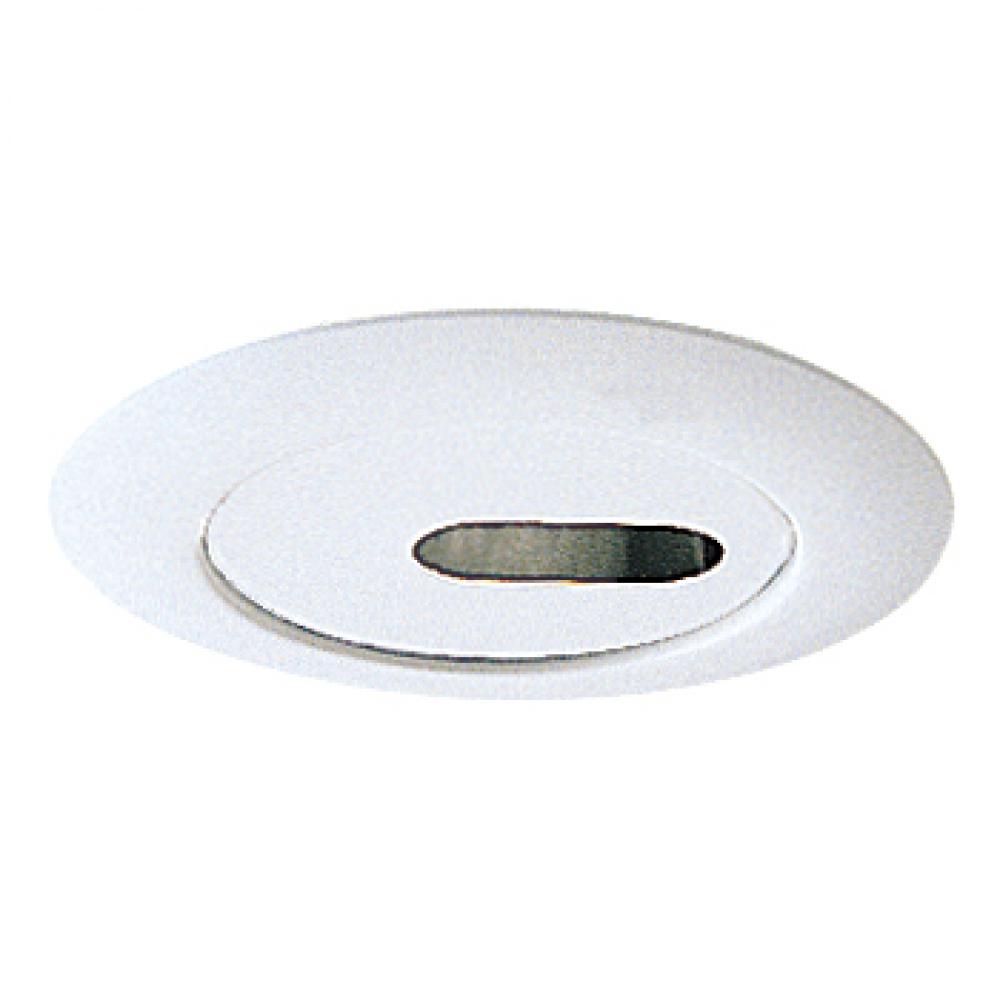 6" Metal Slot Aperture Trim, White