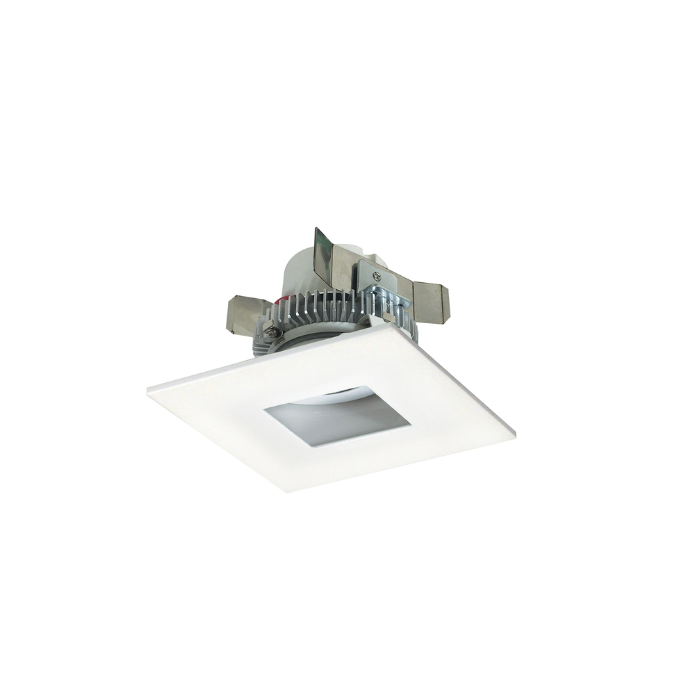 4" Cobalt Click 750LM LED Retrofit, Square Pinhole, 10W, 2700K, Matte Powder White, 120V