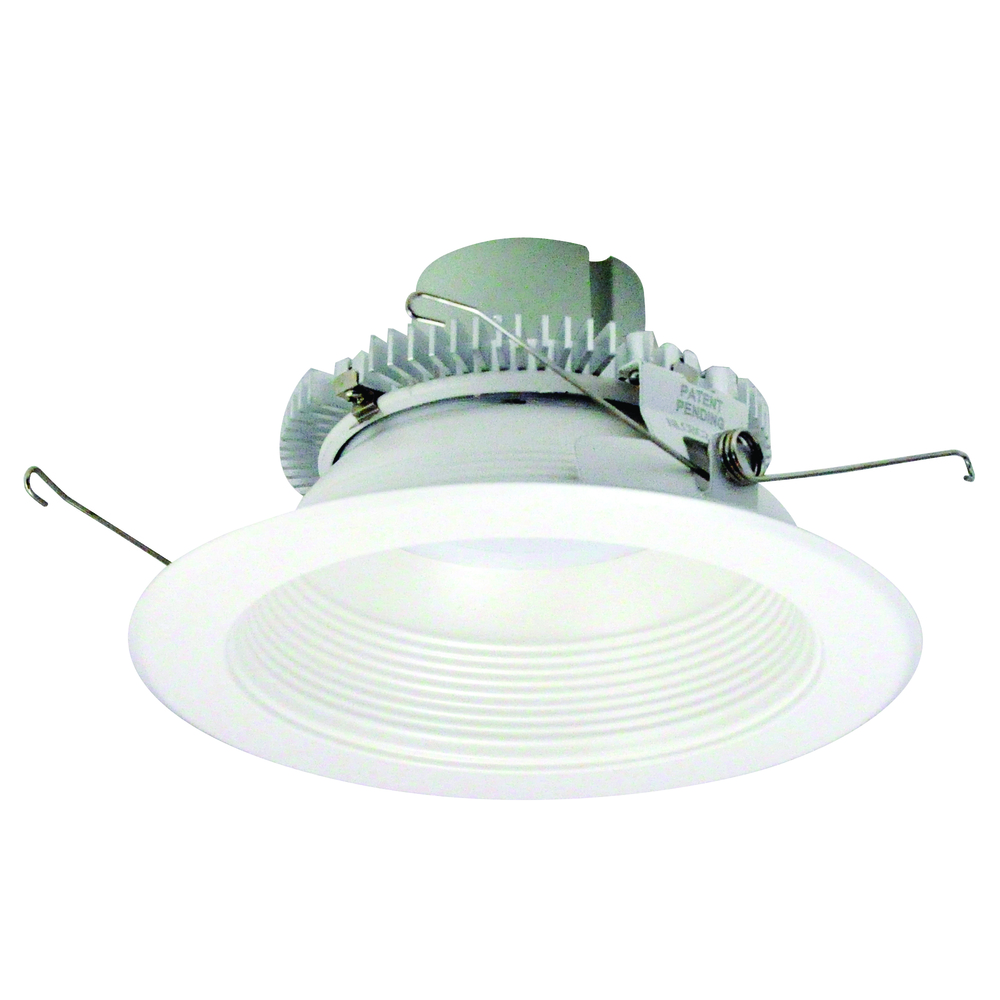 6" Cobalt Click LED Retrofit, Baffle, 750lm / 10W, 3500K, White Baffle / White Flange