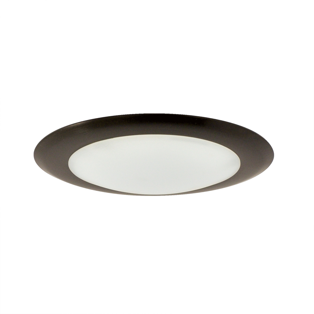 6" AC Opal LED Surface Mount, 1150lm / 16.5W, 3000K, Bronze finish