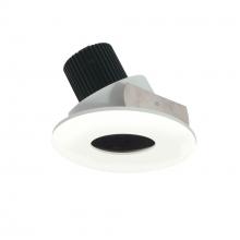 Nora NIO-4RPHA27QMPW - 4" Iolite LED Round Adjustable Pinhole, 10-Degree Optic, 800lm / 12W, 2700K, Matte Powder White