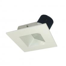 Nora NIO-4SW40XWW/10 - 4" Iolite LED Square Wall Wash, 1000lm / 14W, 4000K, White Reflector / White Flange