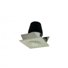 Nora NIOB-1SNB40XWW - 1" Iolite LED BWF Square Bullnose, 600lm, 4000K, White Reflector / White Flange