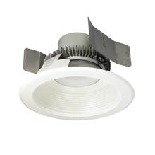 Nora NLCBC2-55240MPW/A - 5" Cobalt Click LED Retrofit, Baffle, 750lm / 10W, 4000K, Matte Powder White Baffle / Matte