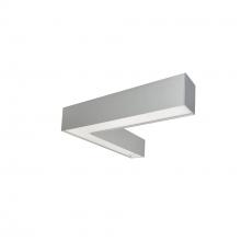 Nora NLUD-L334A/OS - "L" Shaped L-Line LED Indirect/Direct Linear, 3781lm / Selectable CCT, Aluminum Finish, with