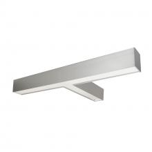 Nora NLUD-T334A/OS - "T" Shaped L-Line LED Indirect/Direct Linear, 5027lm / Selectable CCT, Aluminum Finish, with