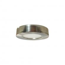 Nora NMP2-LED30BN - 24V Josh LED Puck Light, 300lm / 3000K, Brushed Nickel Finish