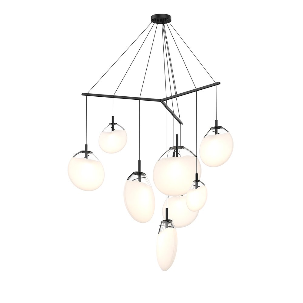 9-Light Tri-Spreader LED Pendant