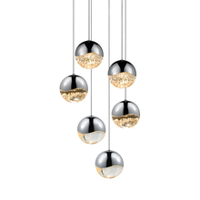 Sonneman 2915.01-LRG - 6-Light Round Large LED Pendant