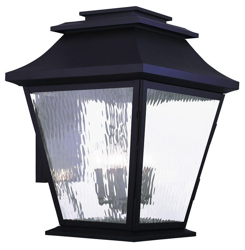 5 Light Bronze Outdoor Wall Lantern