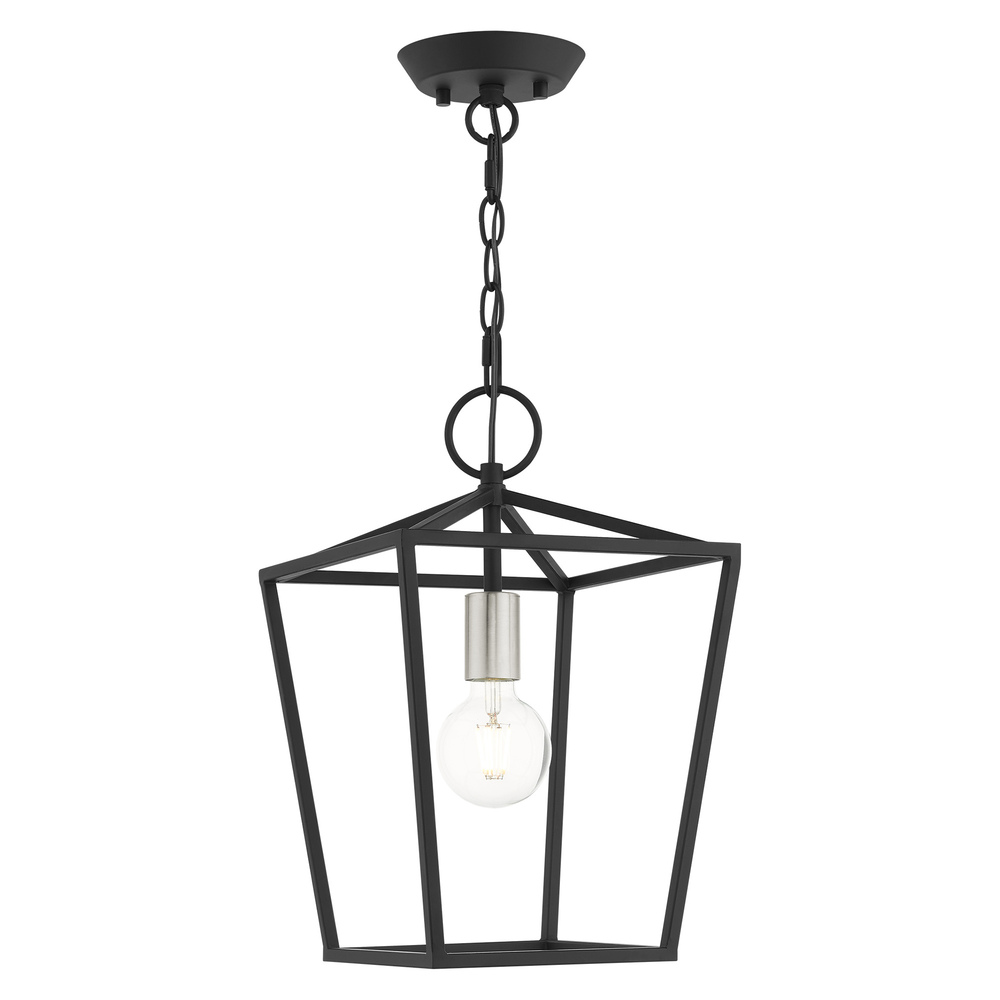 1 Lt Black Convertible Lantern