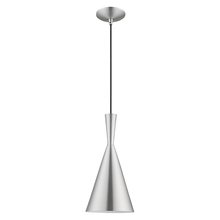 Livex Lighting 41185-66 - 1 Lt Brushed Aluminum Mini Pendant