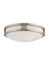 Livex Lighting 4487-91 - 2 Light Brushed Nickel Ceiling Mount