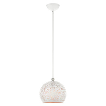 Livex Lighting 49181-03 - 1 Lt White Pendant