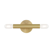 Livex Lighting 51132-12 - 2 Lt Satin Brass ADA Wall Sconce