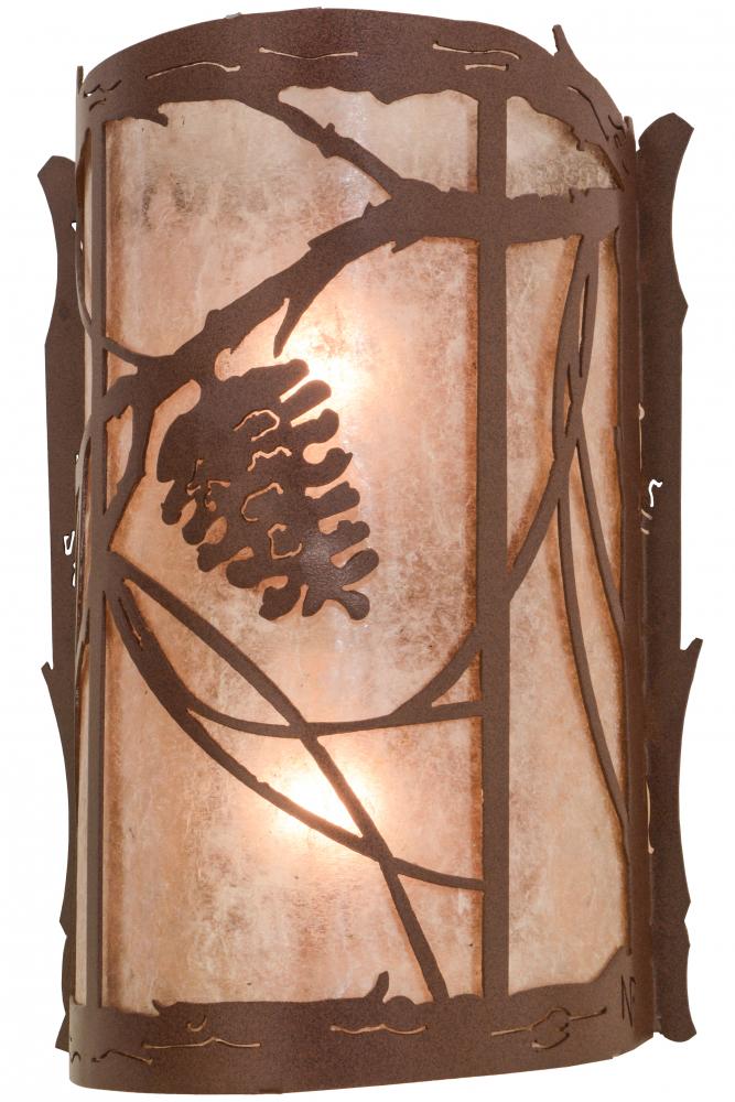 10"W Whispering Pines Wall Sconce