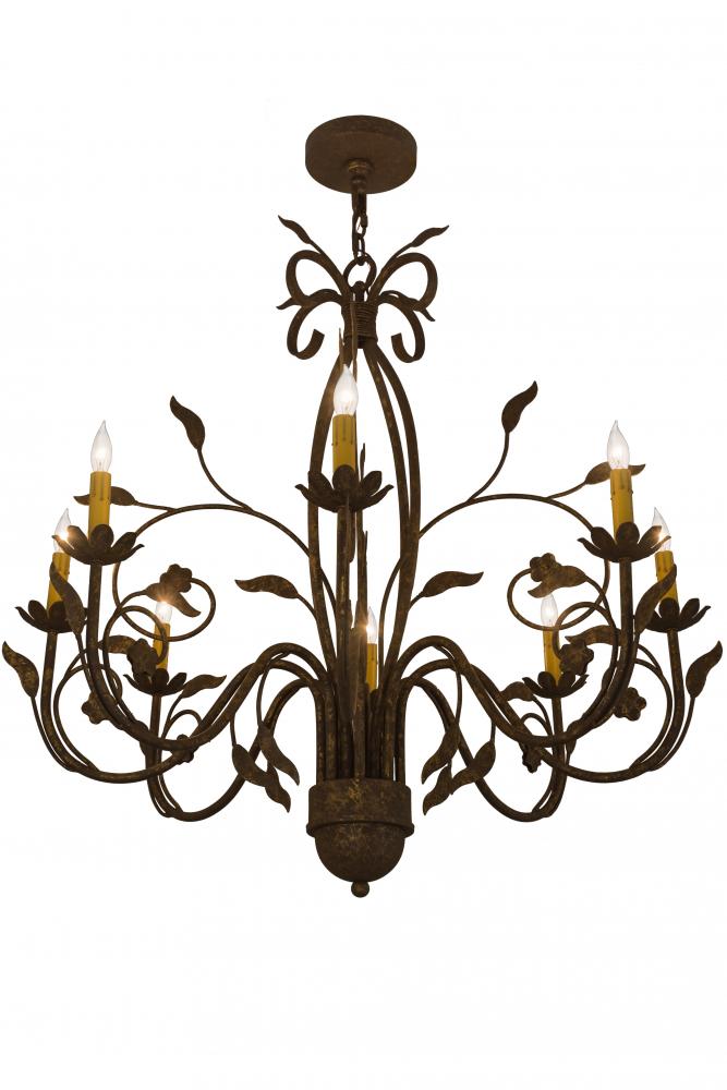 36" Wide Bordeaux 8 Light Chandelier