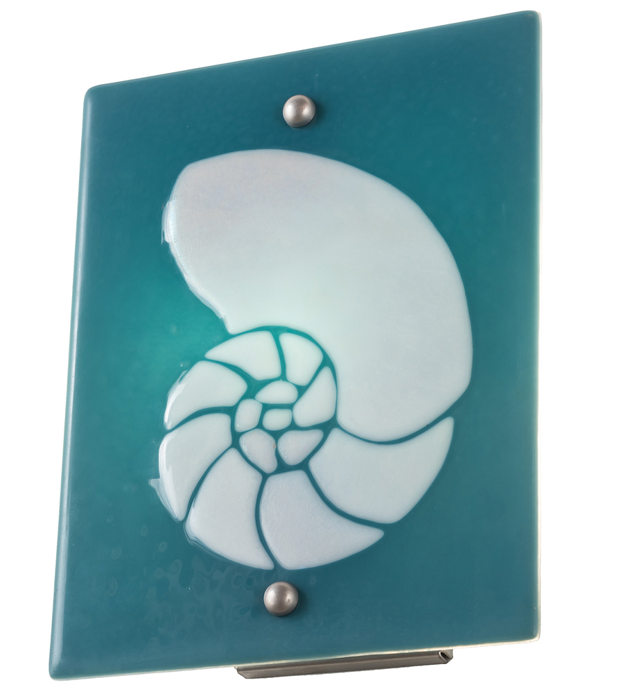 9" Wide Metro Fusion Nautilus Wall Sconce