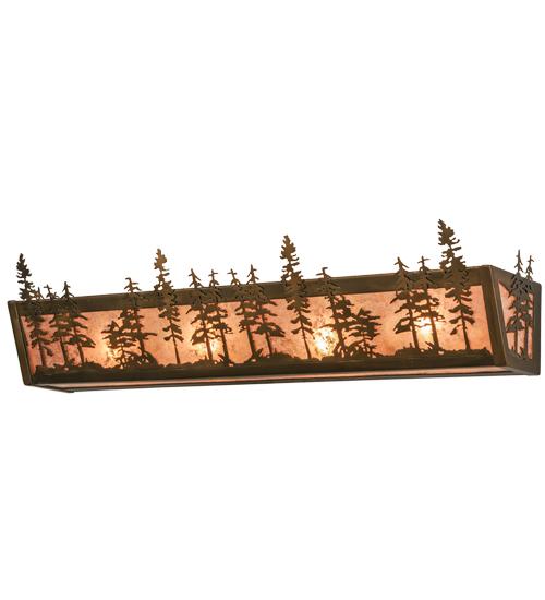 30"W Tall Pines Vanity Light