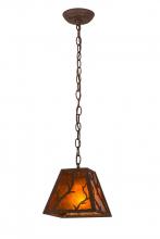 Meyda Blue 115336 - 8"Sq Branches Pendant