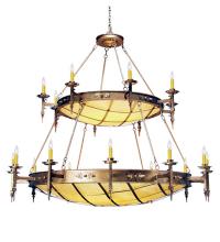 Meyda Blue 120180 - 72" Wide Valencia Two Tier Chandelier