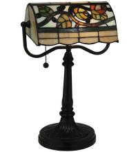 Meyda Blue 130760 - 15"H Vineyard Banker's Lamp