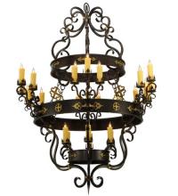 Meyda Blue 136480 - 60"W Santino 24 LT Chandelier