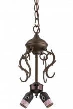 Meyda Blue 158681 - 9"W Tyler Bronze 2 LT Pendant Hardware