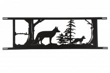 Meyda Blue 179789 - 94.5"W Neversink Bridge Fox Decor