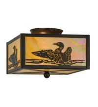 Meyda Blue 18793 - 10"Sq Loon Flushmount