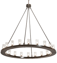 Meyda Blue 212201 - 60" Wide Loxley 20 Light Chandelier