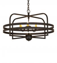 Meyda Blue 239586 - 32" Wide Aldari 6 Light Chandelier