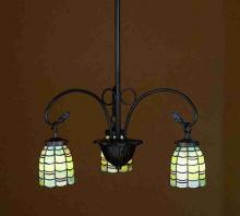 Meyda Blue 27413 - 26"W Sea Scallop 3 LT Chandelier