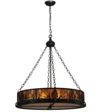 Meyda Blue 50118 - 60"W Mountain Pine Inverted Pendant