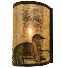 Meyda Blue 68173 - 8"W Loon Right Wall Sconce