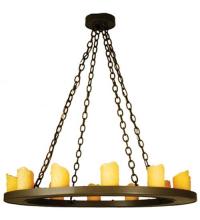 Meyda Blue 69638 - 36"W Loxley 12 LT Chandelier