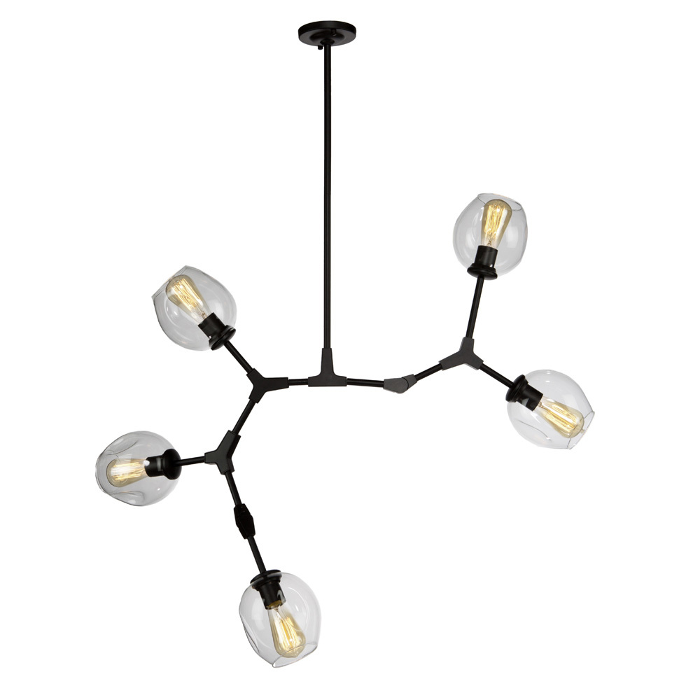 Organic 5-Light Chandelier