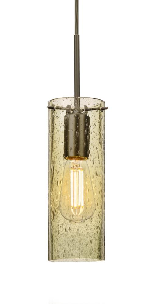 Besa, Juni 10 Cord Pendant, Gold Bubble, Bronze, 1x4W LED Filament, 15Ft. Cord