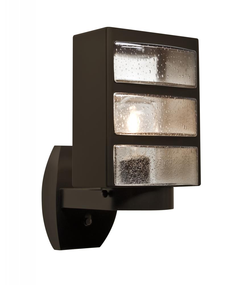 Costaluz, 3513 Series Wall Sconce, Bronze/Smoke Bubble,  Finish, 1x75W Incandescent