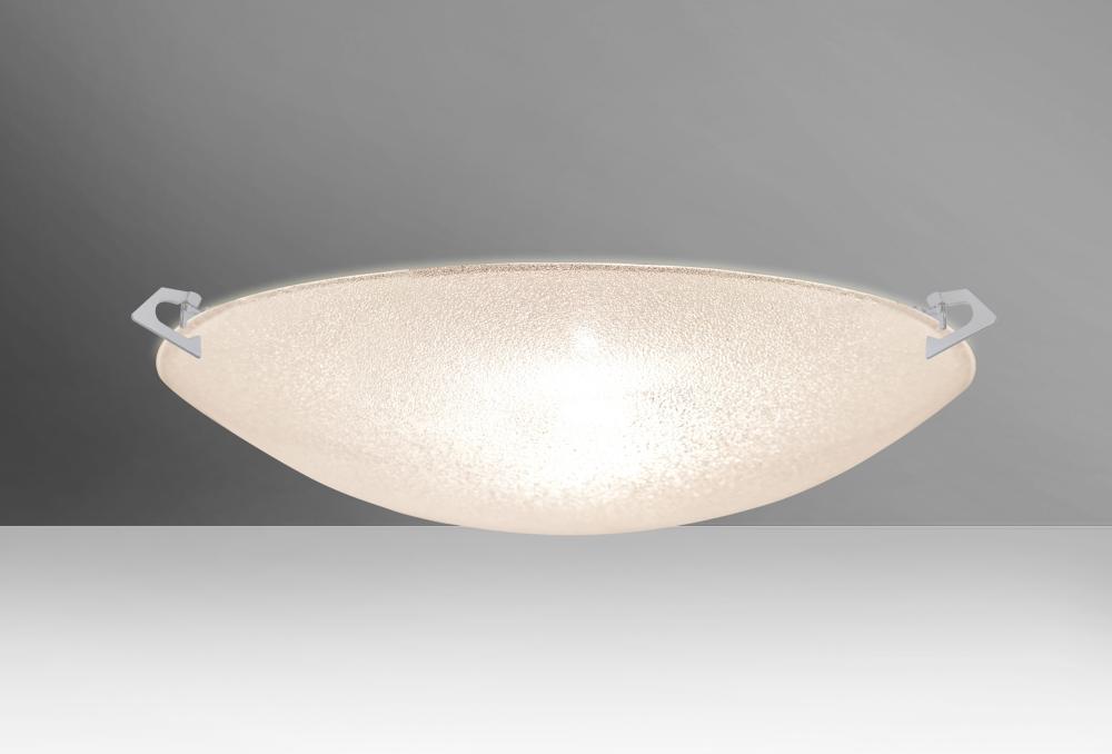 Besa Ceiling Sonya 17 Satin Nickel Glitter 3x100W Medium Base