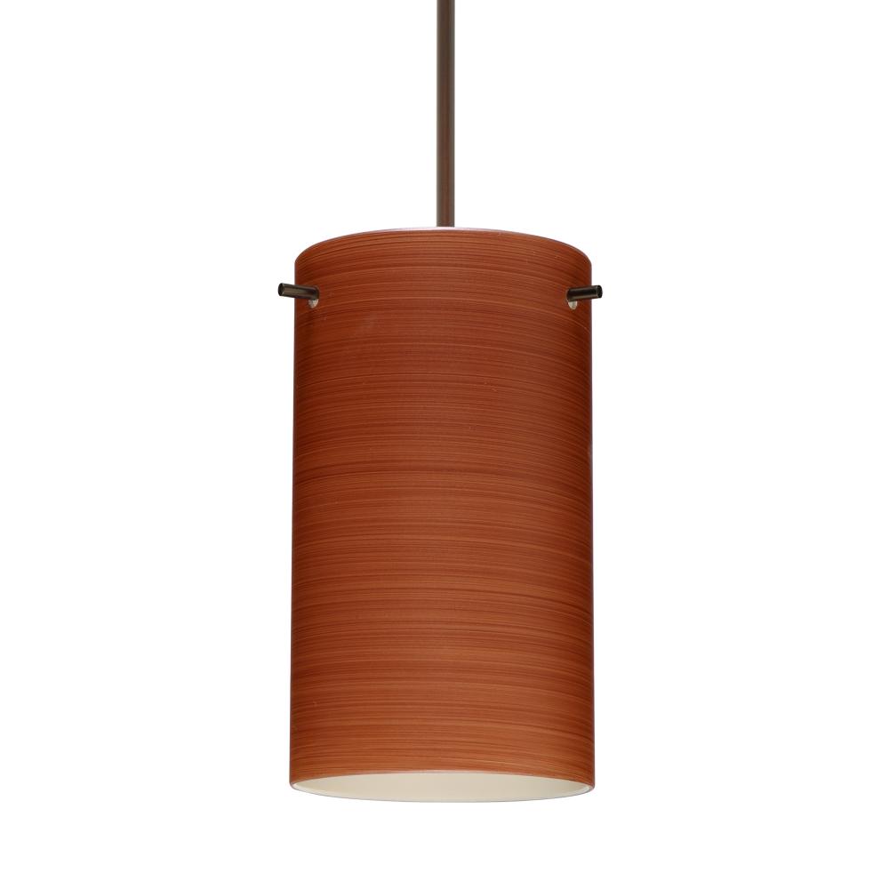 Besa Stilo 7 Pendant Bronze Cherry 1x50W Halogen, 15Ft. Cord